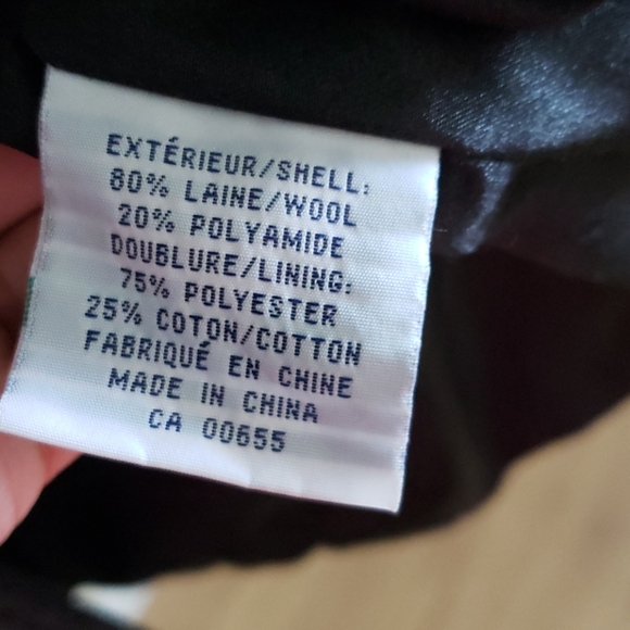 Reitmans Black Trench coat - Picture 4 of 5